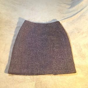 VTG NYCC Short Brown Tweed Skirt Size 8 Brown and Tan Fully Lined